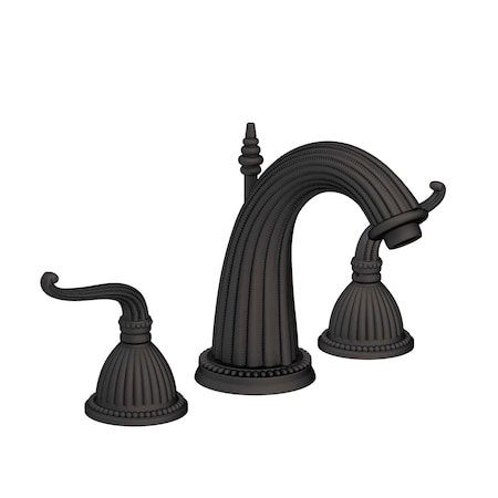 Newport Brass Widespread Lavatory Faucet in Flat Black 1090-56
